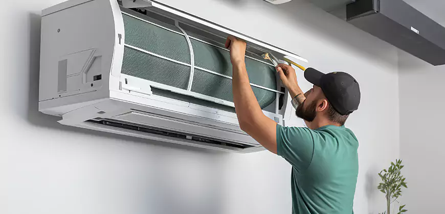 Bathroom and Small Space Ductless Installation in New Haven