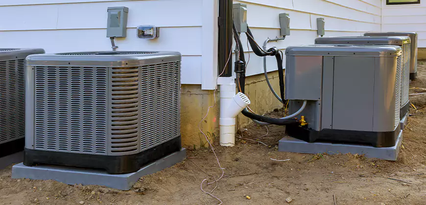 Central Air Condenser Setup in New Haven